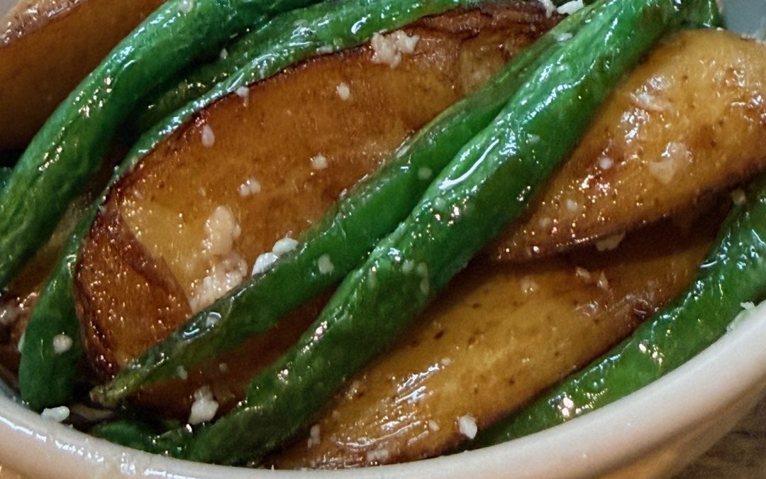 Stir Fried Garlic Green Beans & Fingerling Potatoes